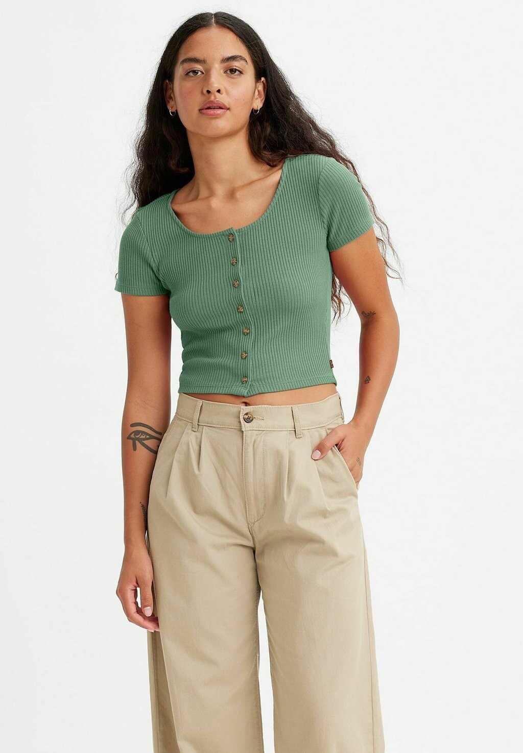 

Кардиган Levi's SS RACH GRANITE, цвет granite green