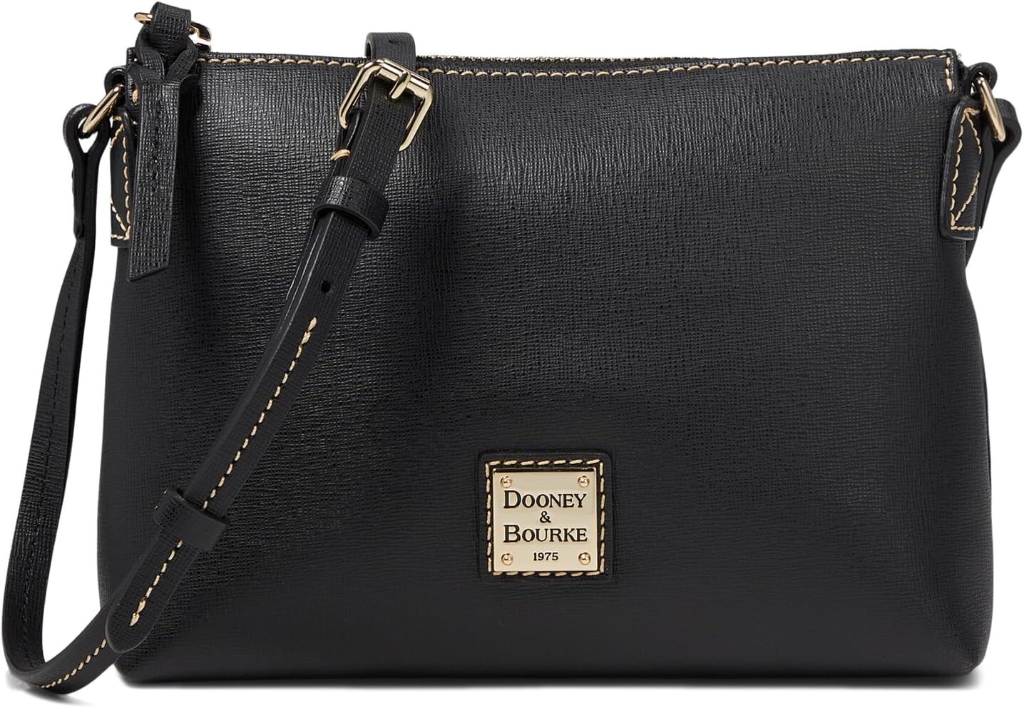 

Сумка Saffiano Crossbody Pouchette Dooney & Bourke, черный