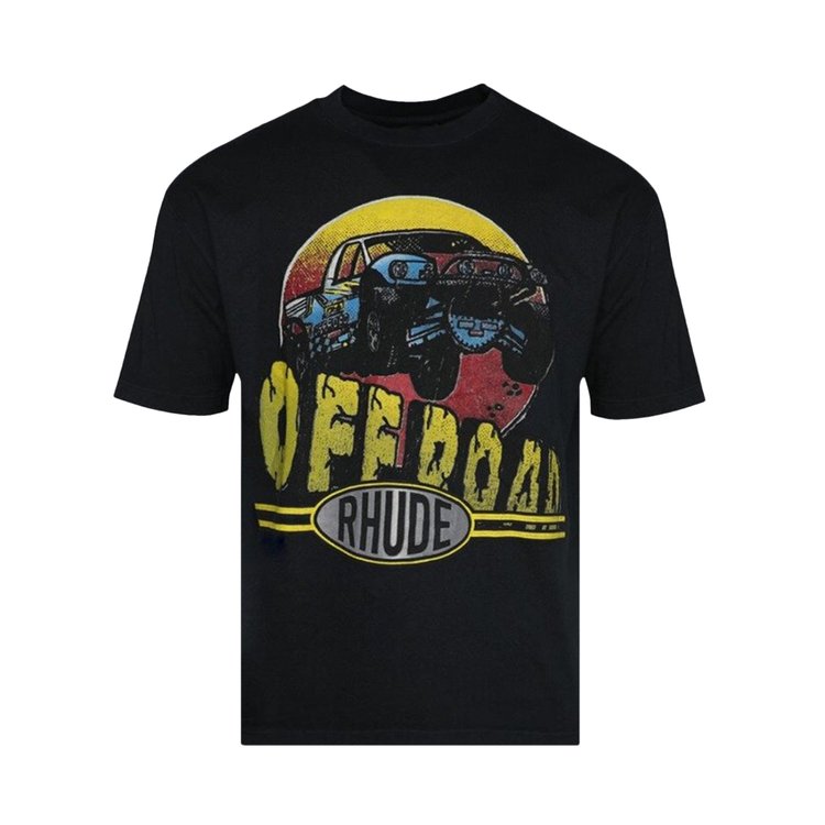Футболка Rhude Off Road 'Vintage Black', черный футболка rhude sales and service vintage black черный