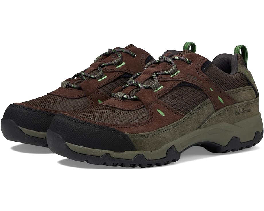 Походная обувь L.L.Bean Trail Model Hiker 4 Water Resistant Low, цвет Dark Earth/Dark Loden