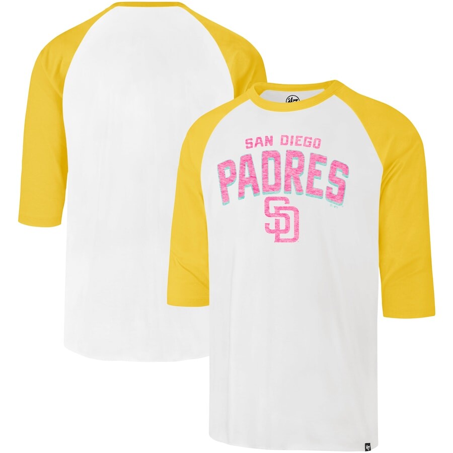 

Футболка с длинным рукавом 47 San Diego Padres, кремовый