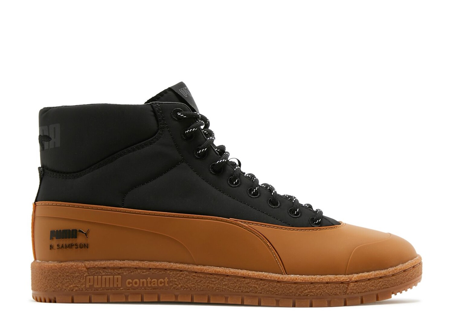 

Кроссовки Puma Maison Kitsune X Ralph Sampson 70 Mid 'Black Gum', черный