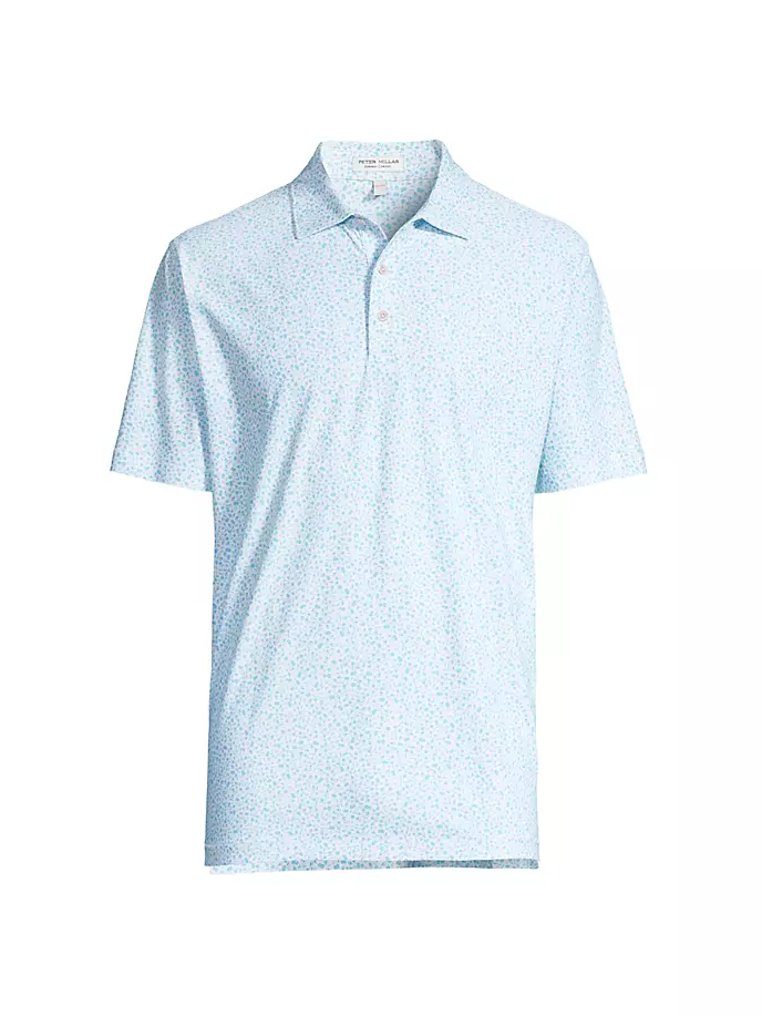 

Сетчатая рубашка-поло Crown Sport Cara Cara Performance Peter Millar, белый