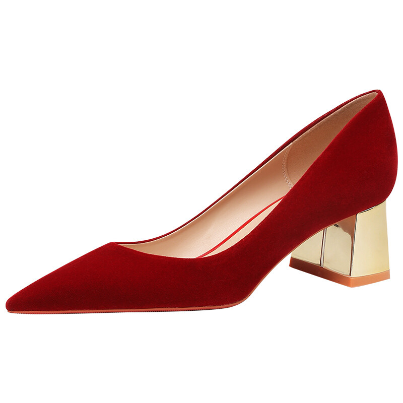 

Туфли женские на высоком каблуке Lanza, цвет Red 4.5CM