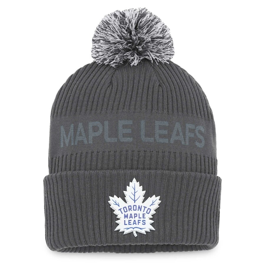 

Шапка Fanatics Branded Toronto Maple Leafs, угольный