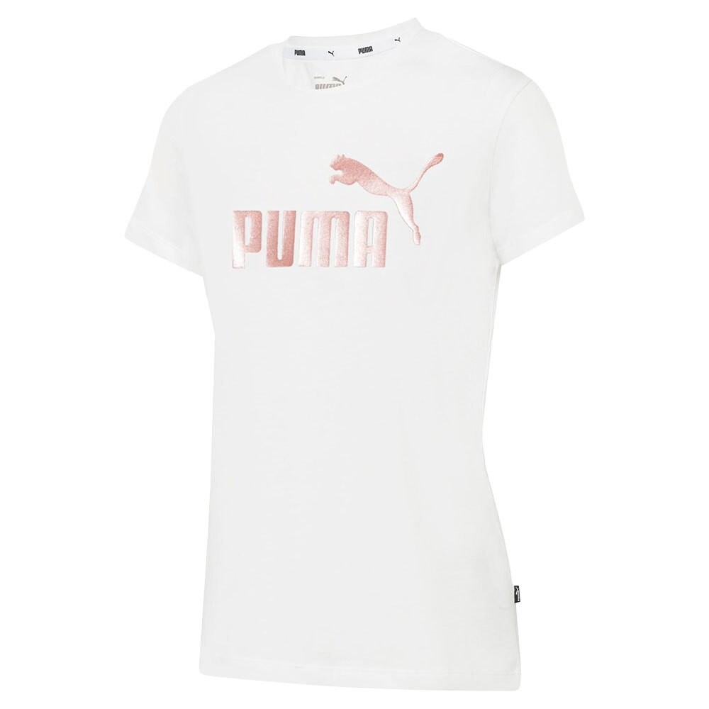 

Футболка Puma Essentials+ Metallic Logo, белый