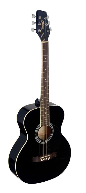 Акустическая гитара Stagg 4/4 Auditorium Acoustic Guitar - Black - SA20A BLK акустическая гитара stagg sa20d black 3 4 acoustic guitar