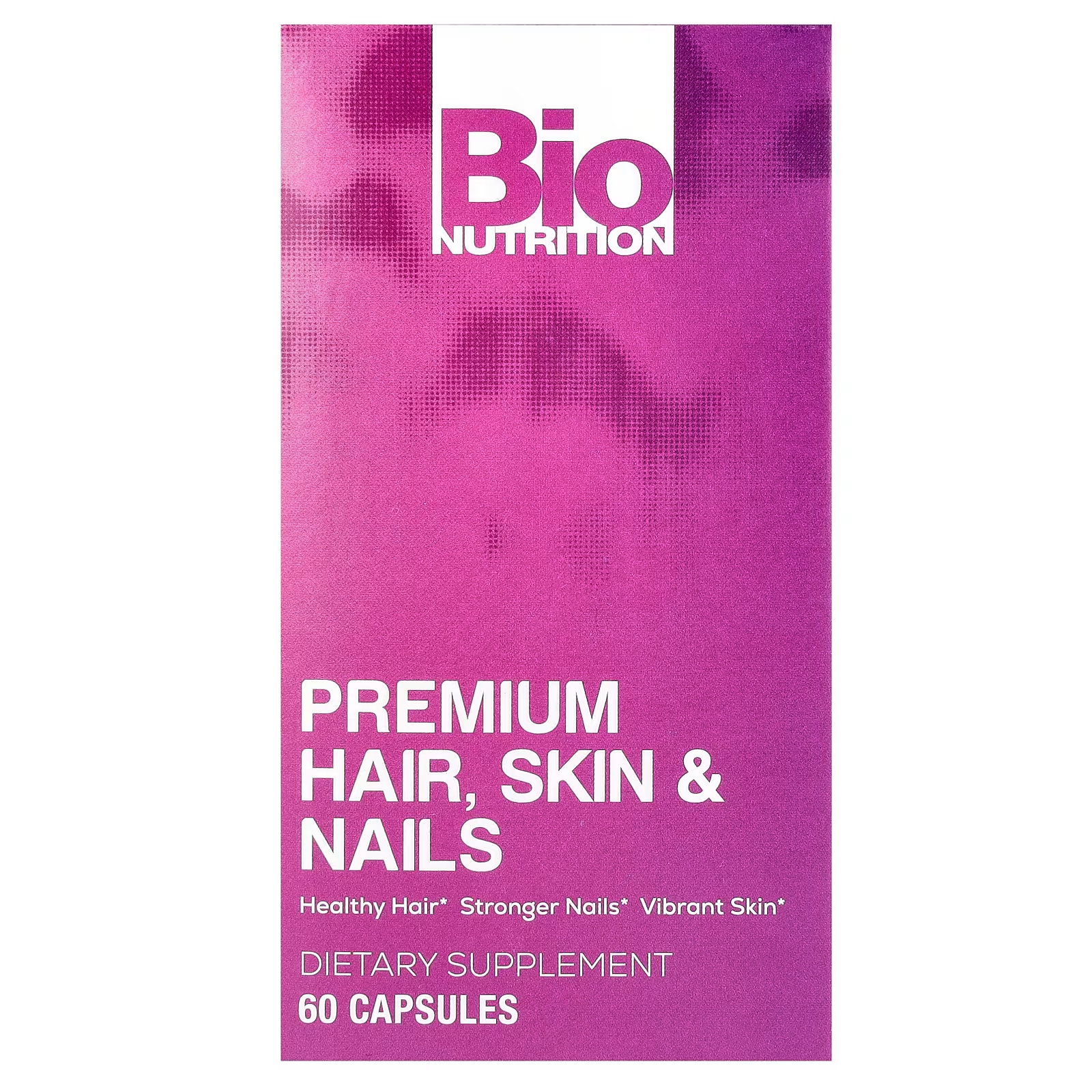 Пищевая добавка Bio Nutrition Premium Hair, Skin & Nails, 60 капсул