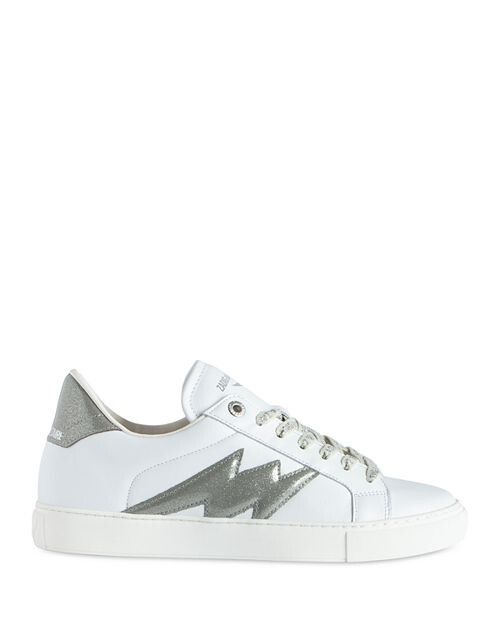 

Женские низкие кеды LA Flash Zadig & Voltaire, цвет White, Белый