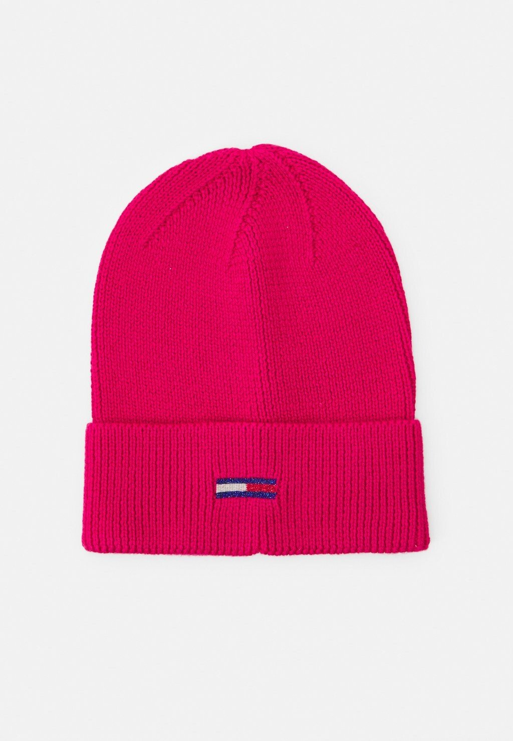 

Шапка FLAG BEANIE Tommy Jeans, цыганская роза