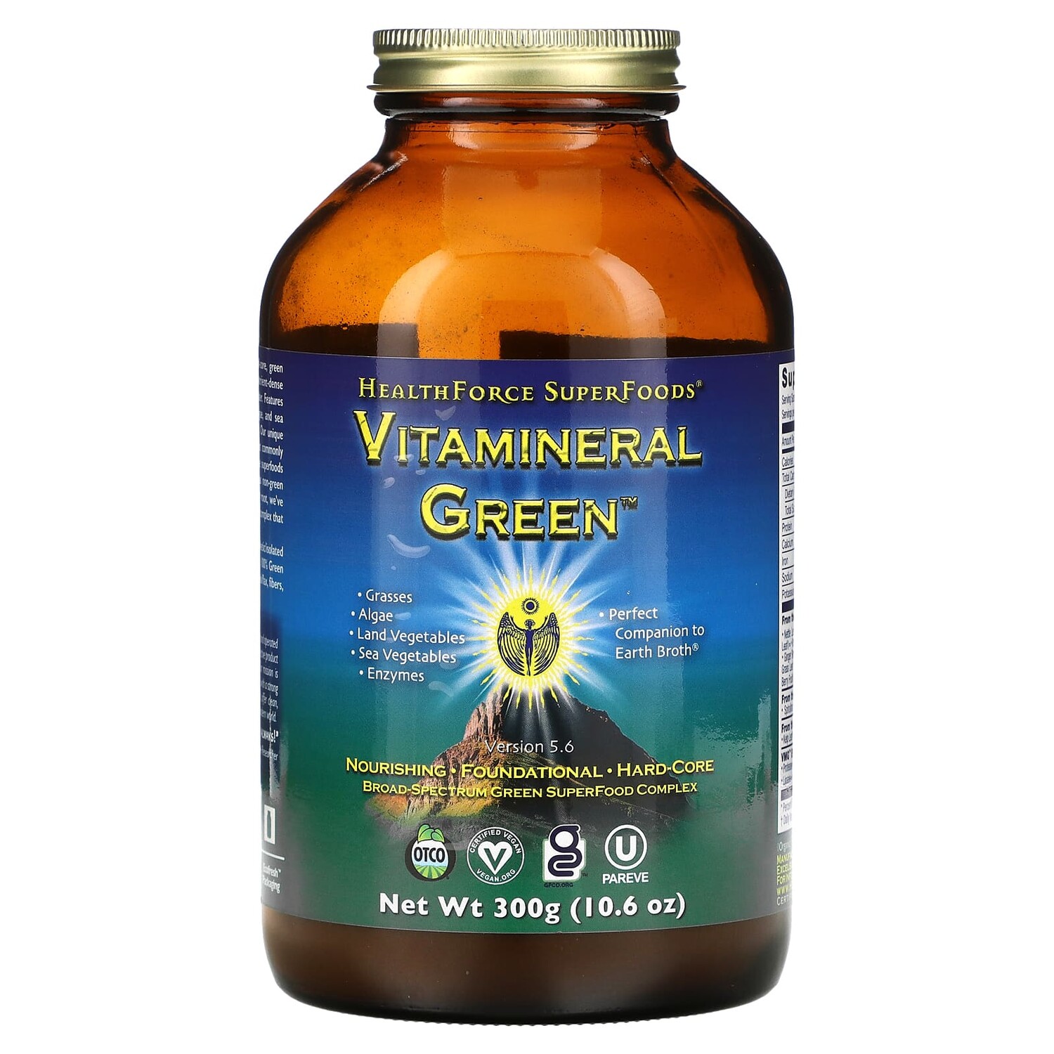 

Vitamineral Green, версия 5.5, 300 г (10,6 унции), HealthForce Superfoods