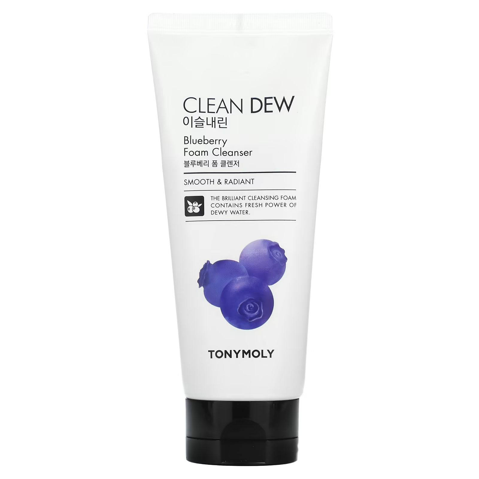 Tony Moly Clean Dew очищающая пенка с черникой 180 мл