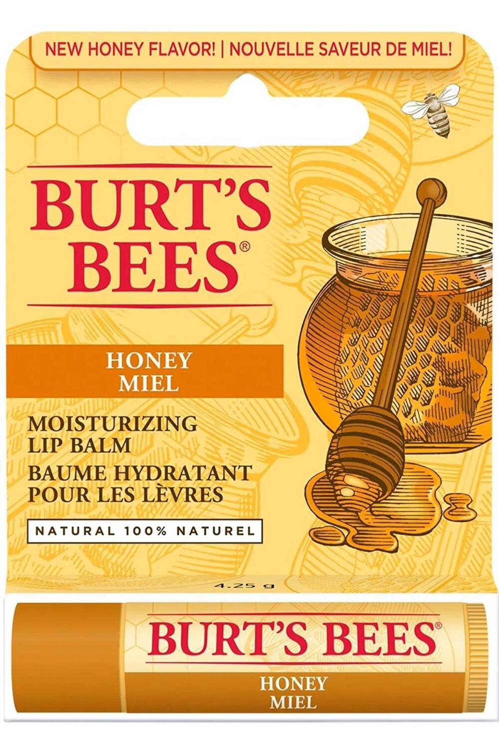 

Burt's Bee Бальзам для губ с медовым экстрактом 4,25 г Уход за губами Burts Bees
