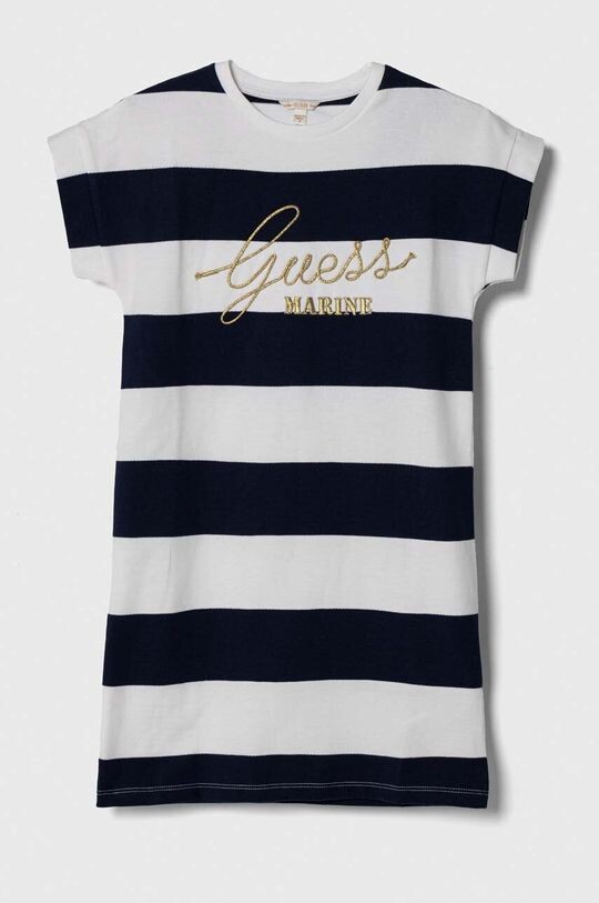 

Платье из хлопка для маленькой девочки Guess, темно-синий