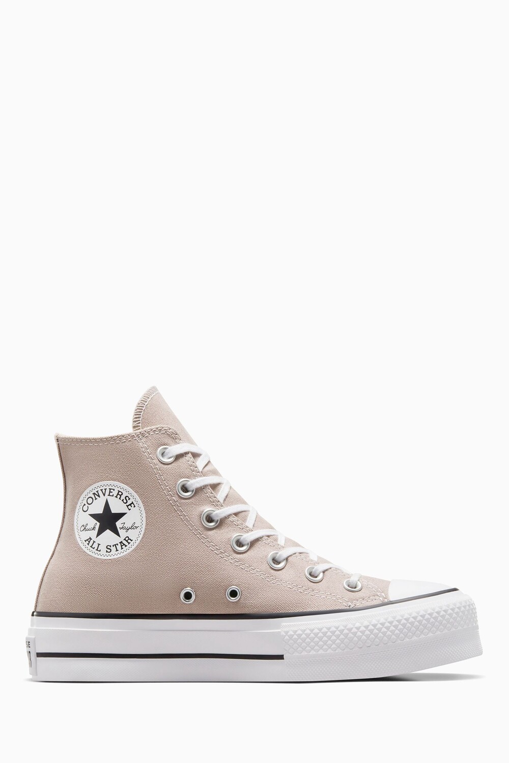 

Светло-розовые спортивные туфли с высоким верхом на платформе Converse