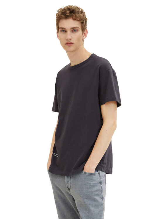 

Футболка стандартного кроя Tom Tailor Denim, серый