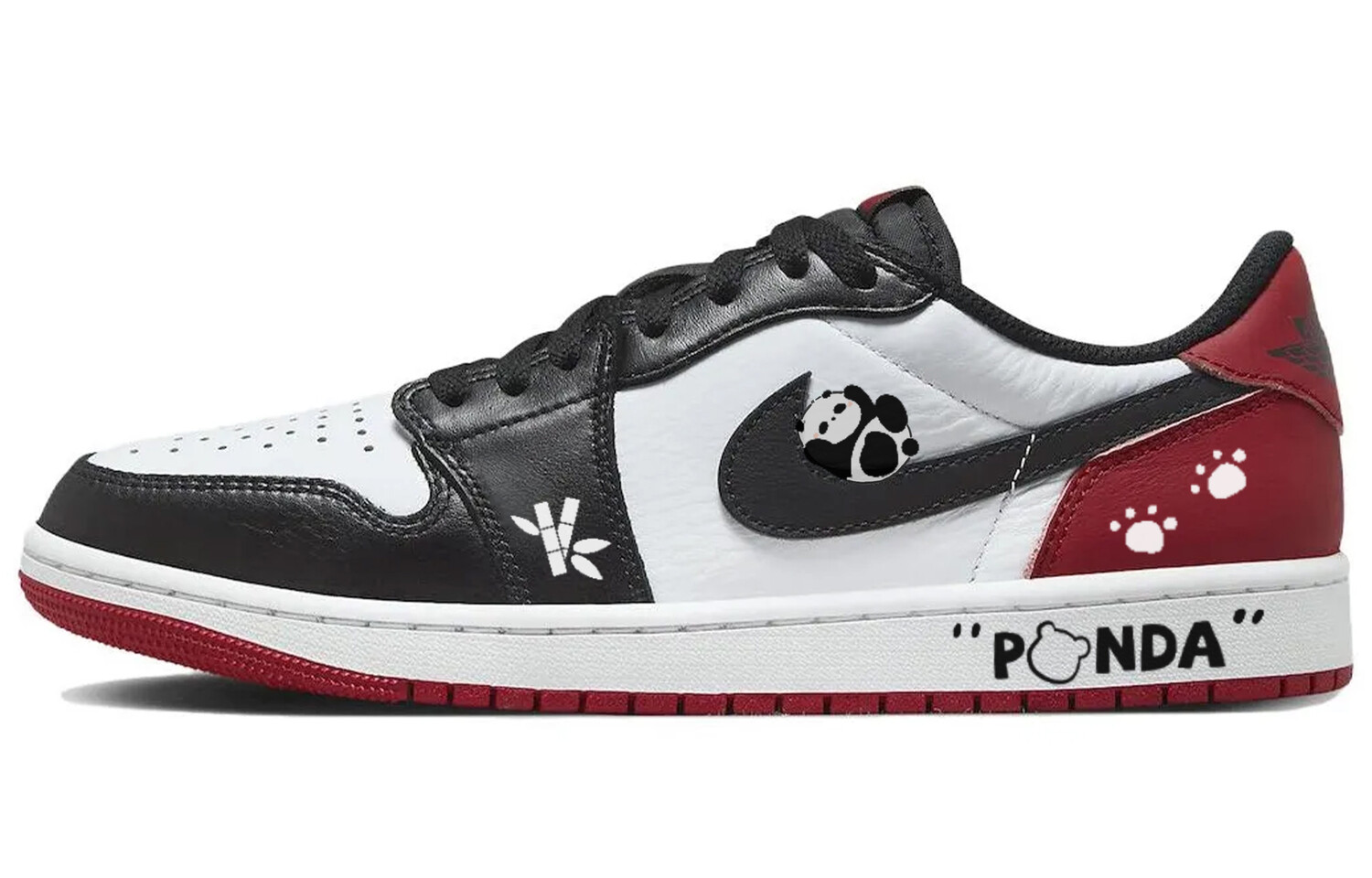 

Баскетбольные кроссовки Air 1 Vintage Unisex Low-Top Black/White/Red Jordan