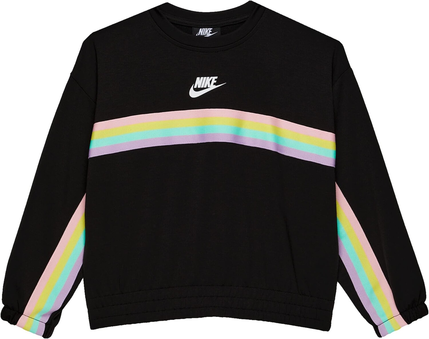 

Толстовка Nike Striped Crew Neck Sweatshirt, черный