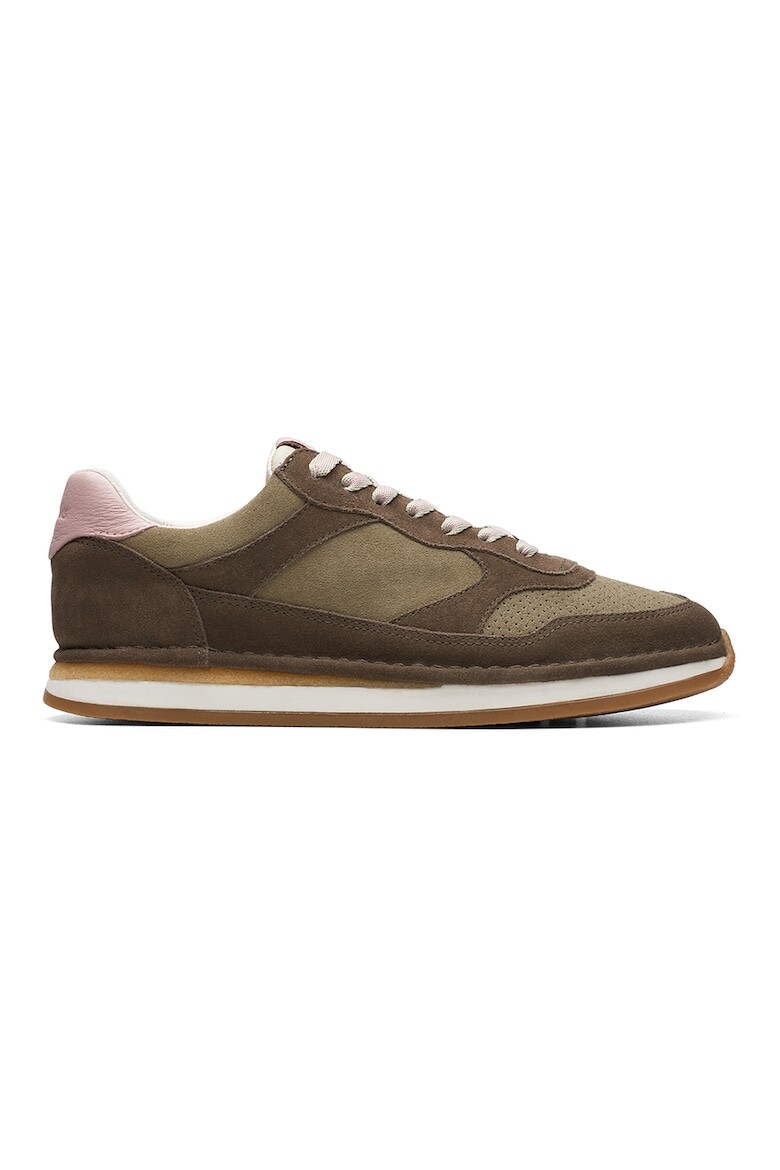 

Craftrun Tor замшевые спортивные туфли с кожей Clarks, хаки