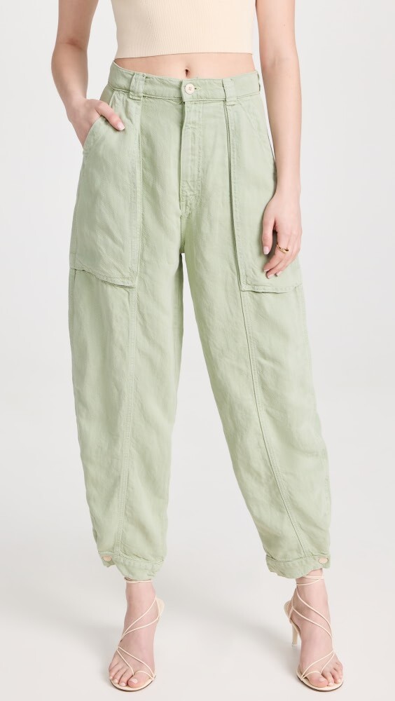 

Джинсы MOTHER The Patch Pocket Chute Flood