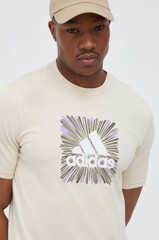 

Адидас футболка adidas, бежевый