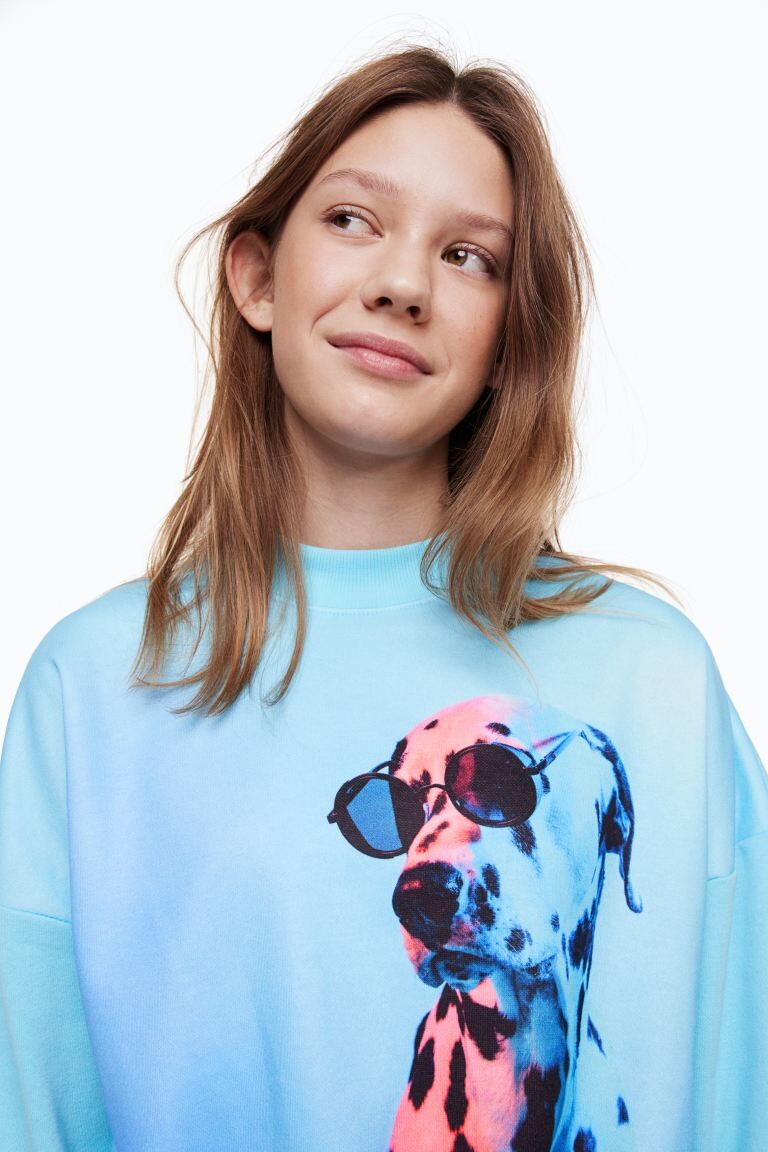 

Короткая и широкая толстовка H&M
