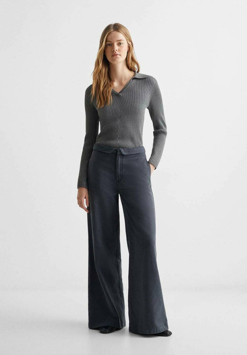 

Брюки Tailor Mango, цвет gris anthracite