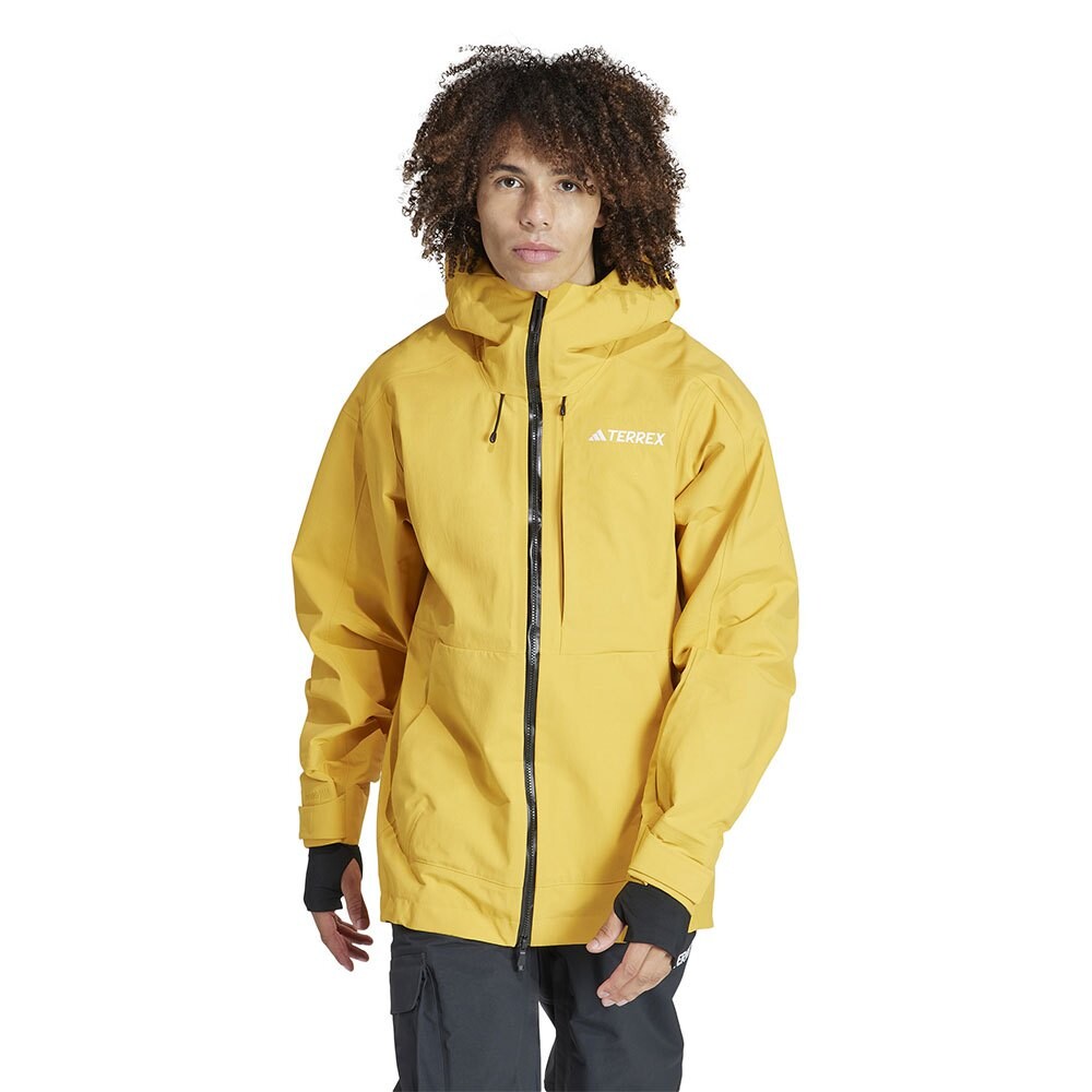 

Куртка adidas Terrex Techrock 3-Layer Post Consumer Nylon Rain.Rdy, желтый