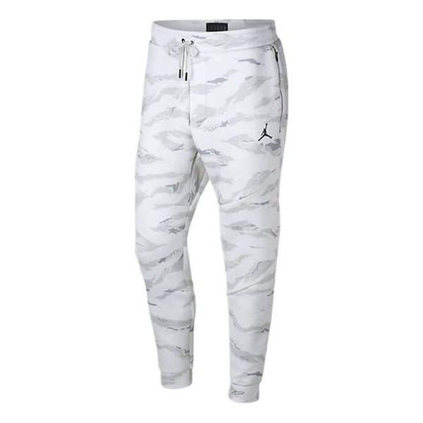 Спортивные штаны Men's Air Jordan Casual Camouflage Drawstring Sports Pants/Trousers/Joggers White, мультиколор