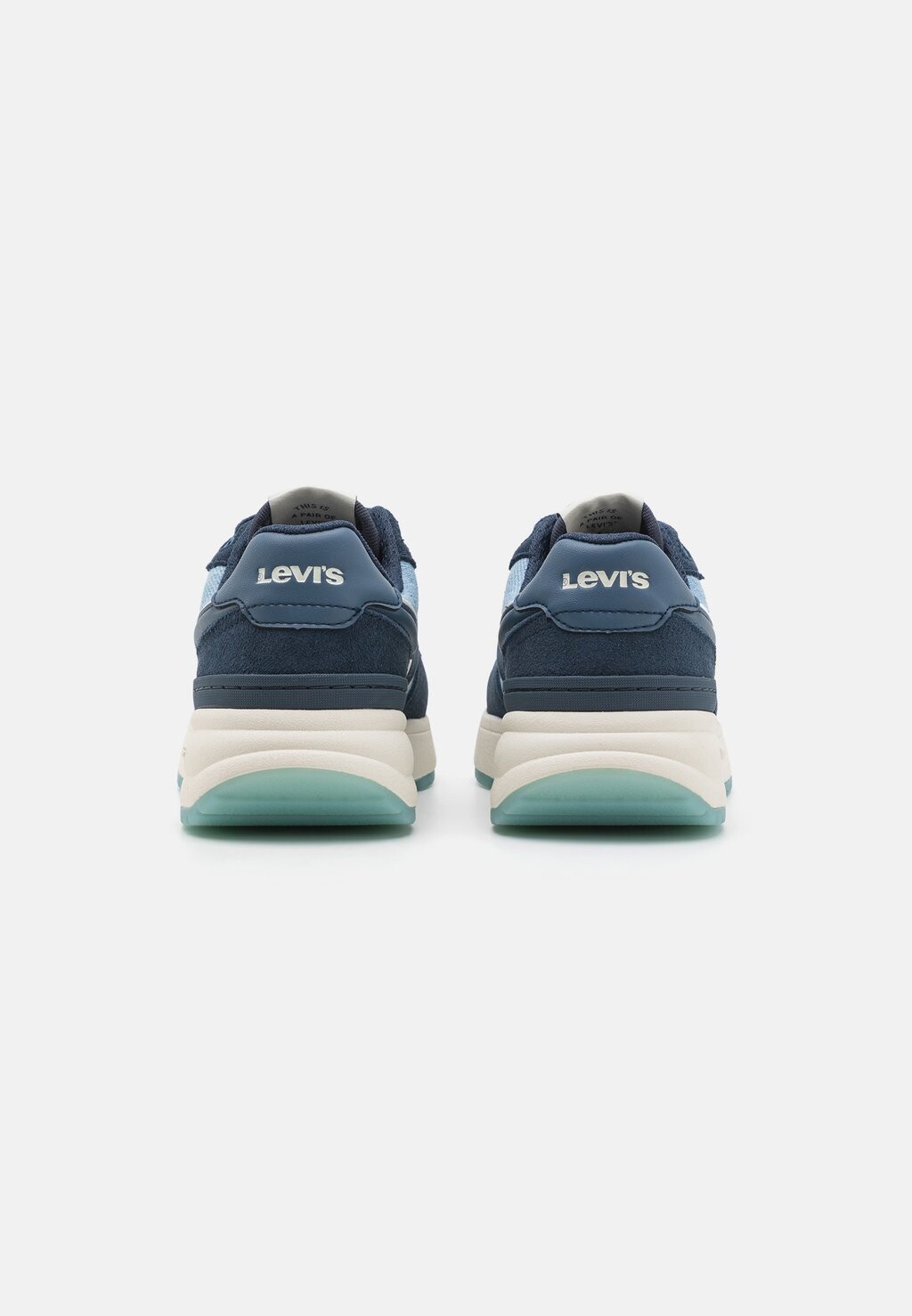 

Кроссовки на шнуровке CHARGE Levi's, синий деним