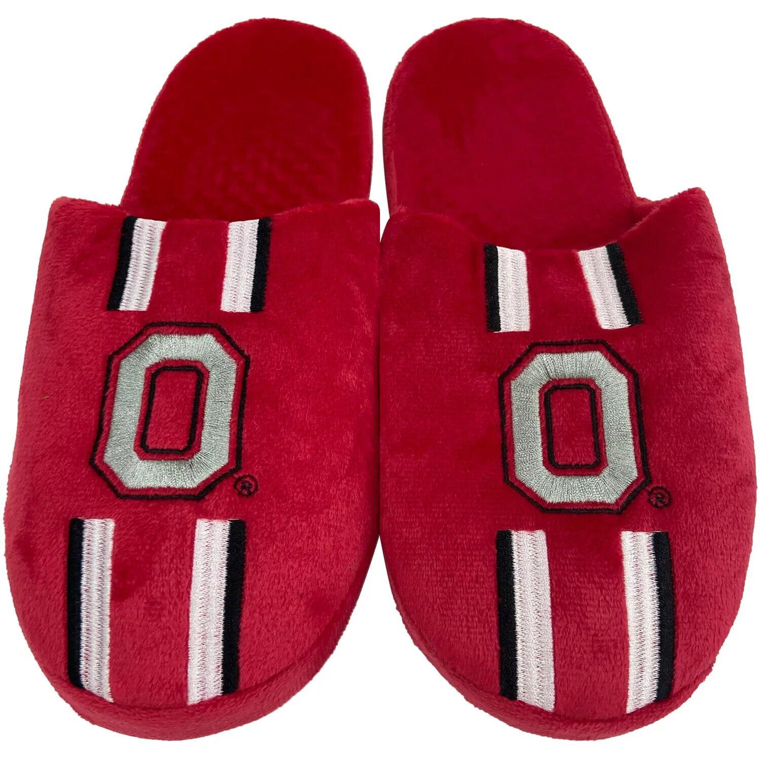 

Мужские полосатые тапочки FOCO Ohio State Buckeyes Team