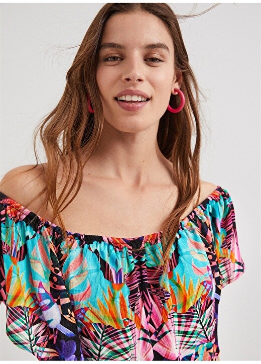 

Сиреневое женское боди Desigual