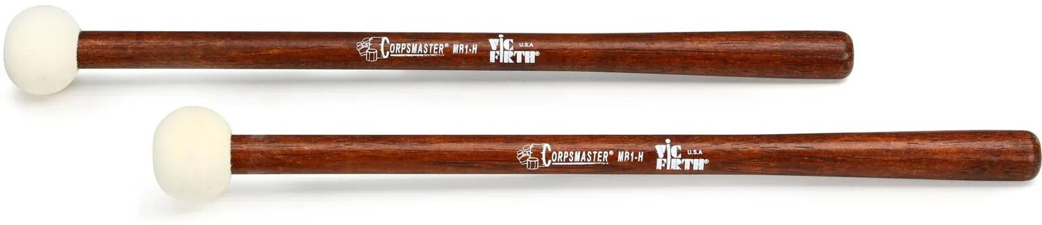 

Vic Firth Corpsmaster Mallets для бас-барабана — маленькая головка — твердая
