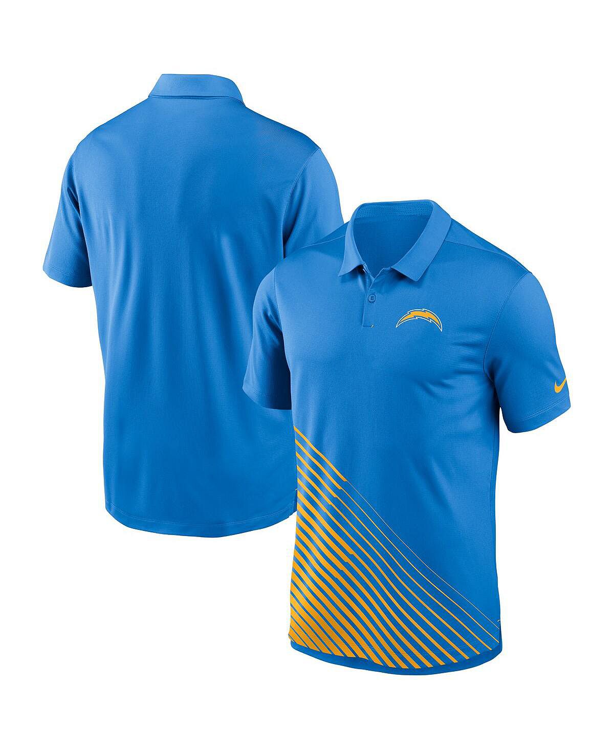 Мужская рубашка-поло синего цвета Los Angeles Chargers Vapor Performance Nike