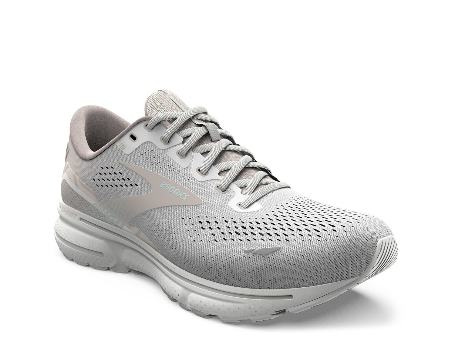 

Кроссовки Brooks Ghost 15, белый/розовый