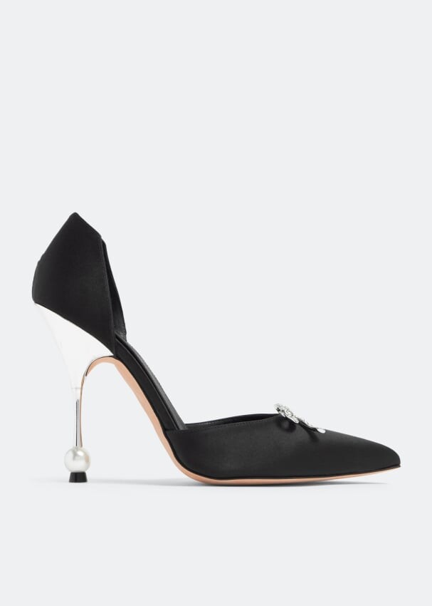

Туфли Giambattista Valli Diamond Ribbons, черный