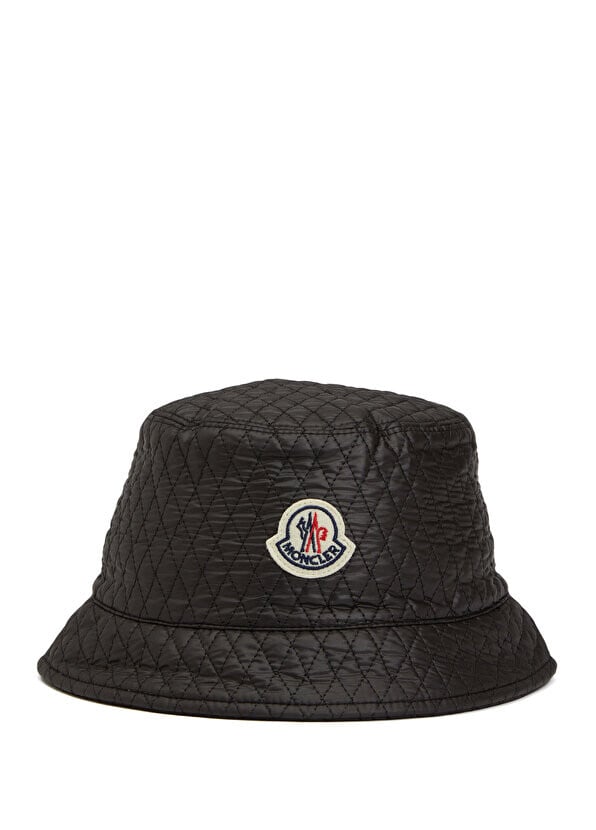 

Женская панама с черным логотипом Moncler