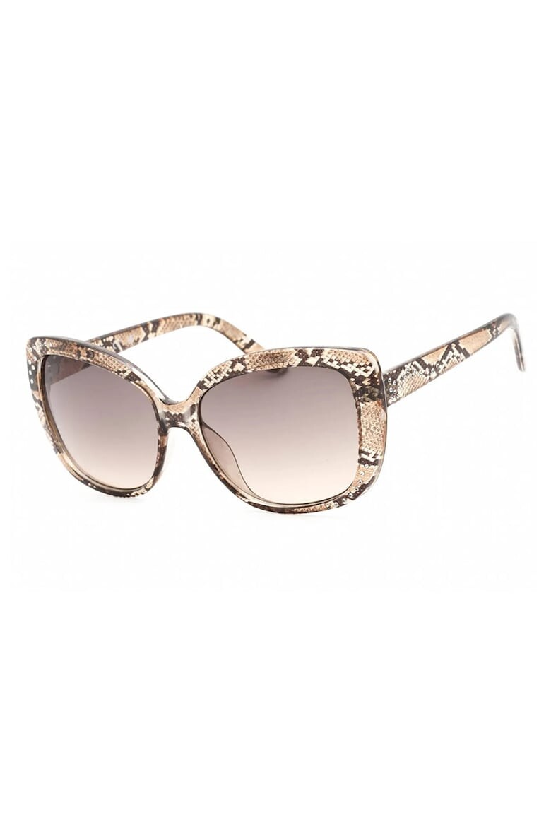

Солнцезащитные очки-бабочки в узорчатой оправе Guess, коричневый