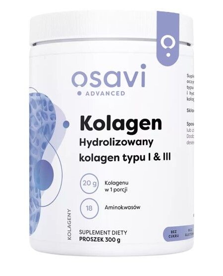 

Коллагеновый порошок Osavi Kolagen typu I i III, 300 гр