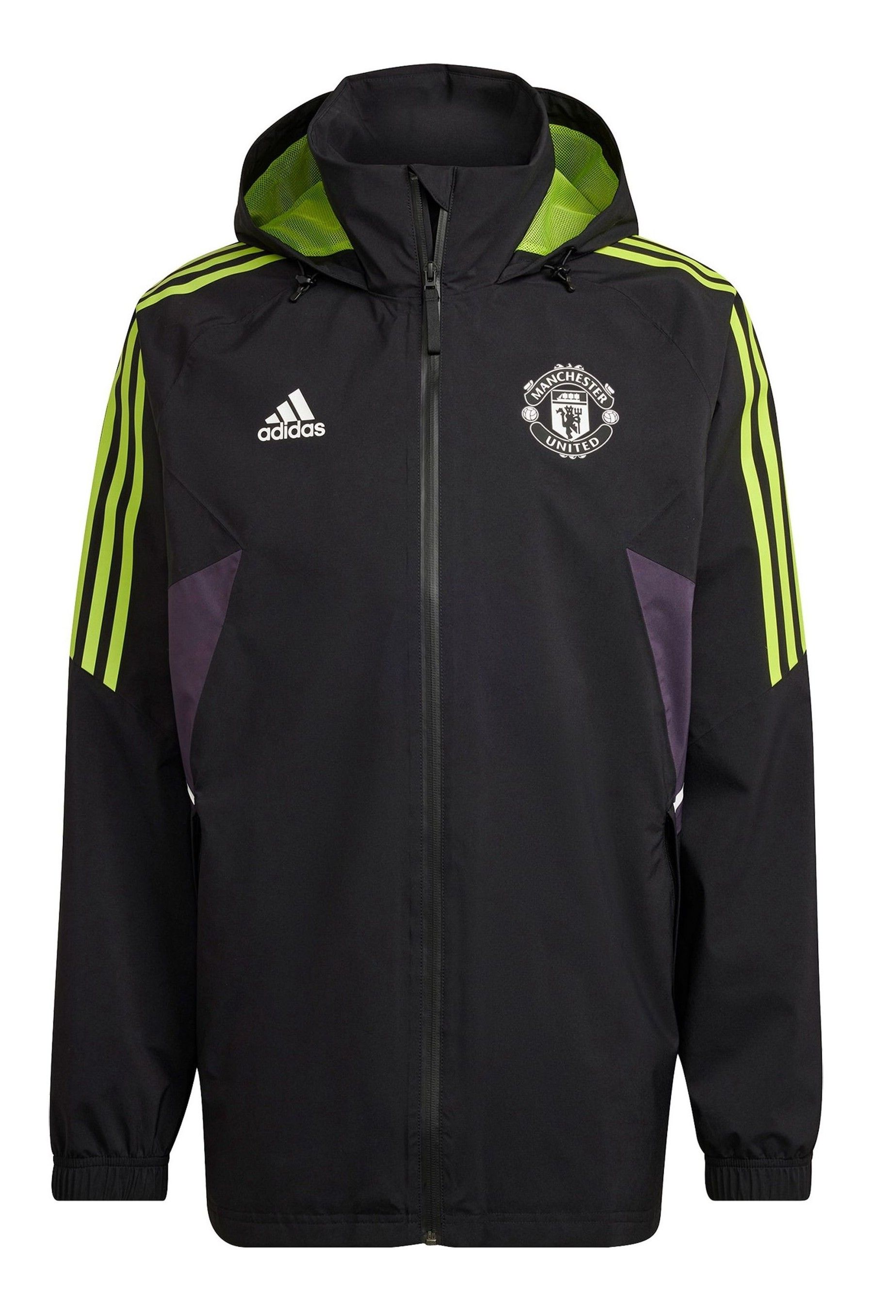 

Дождевик Manchester United European adidas, черный