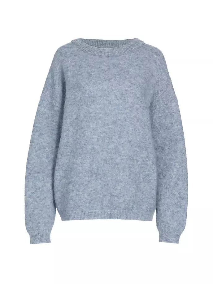 

Эффектный свитер из мохера Acne Studios, цвет denim blue