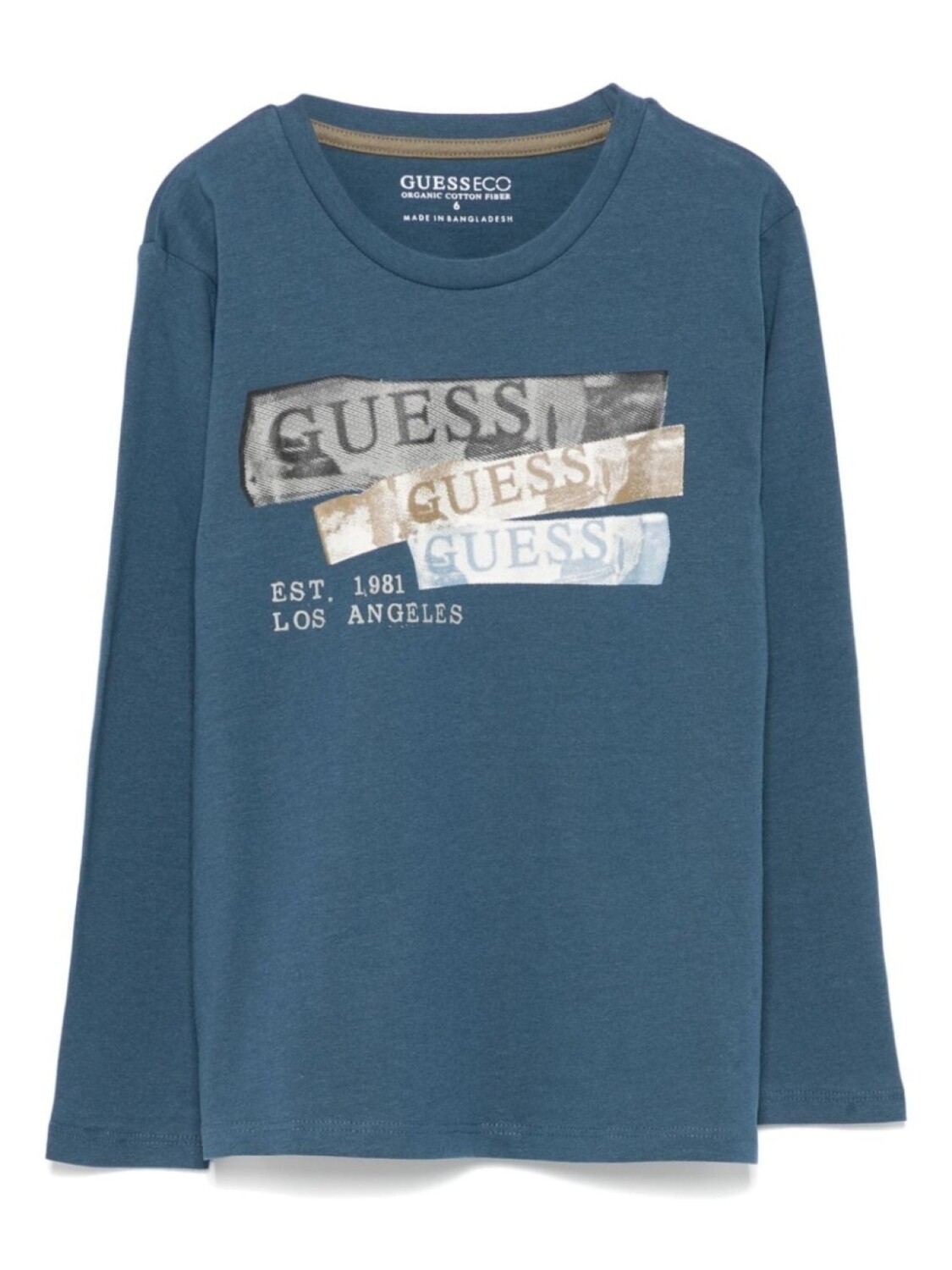 

Футболка с графическим принтом для детей Guess Kids, синий