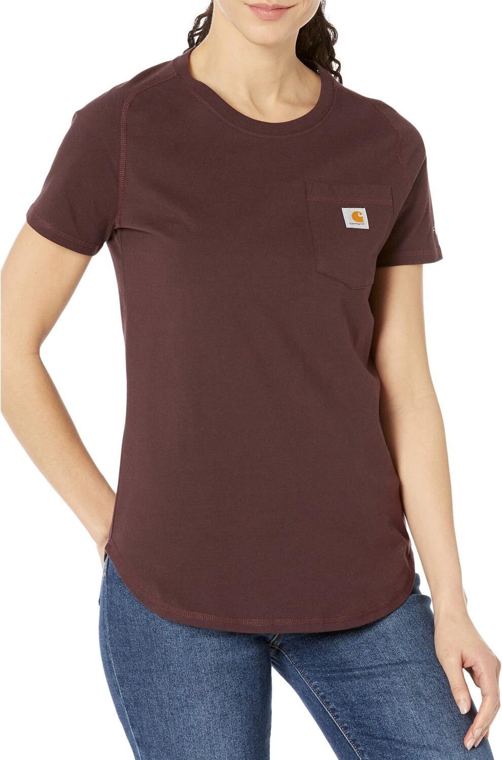 

Футболка средней плотности свободного кроя Force Carhartt, цвет Blackberry