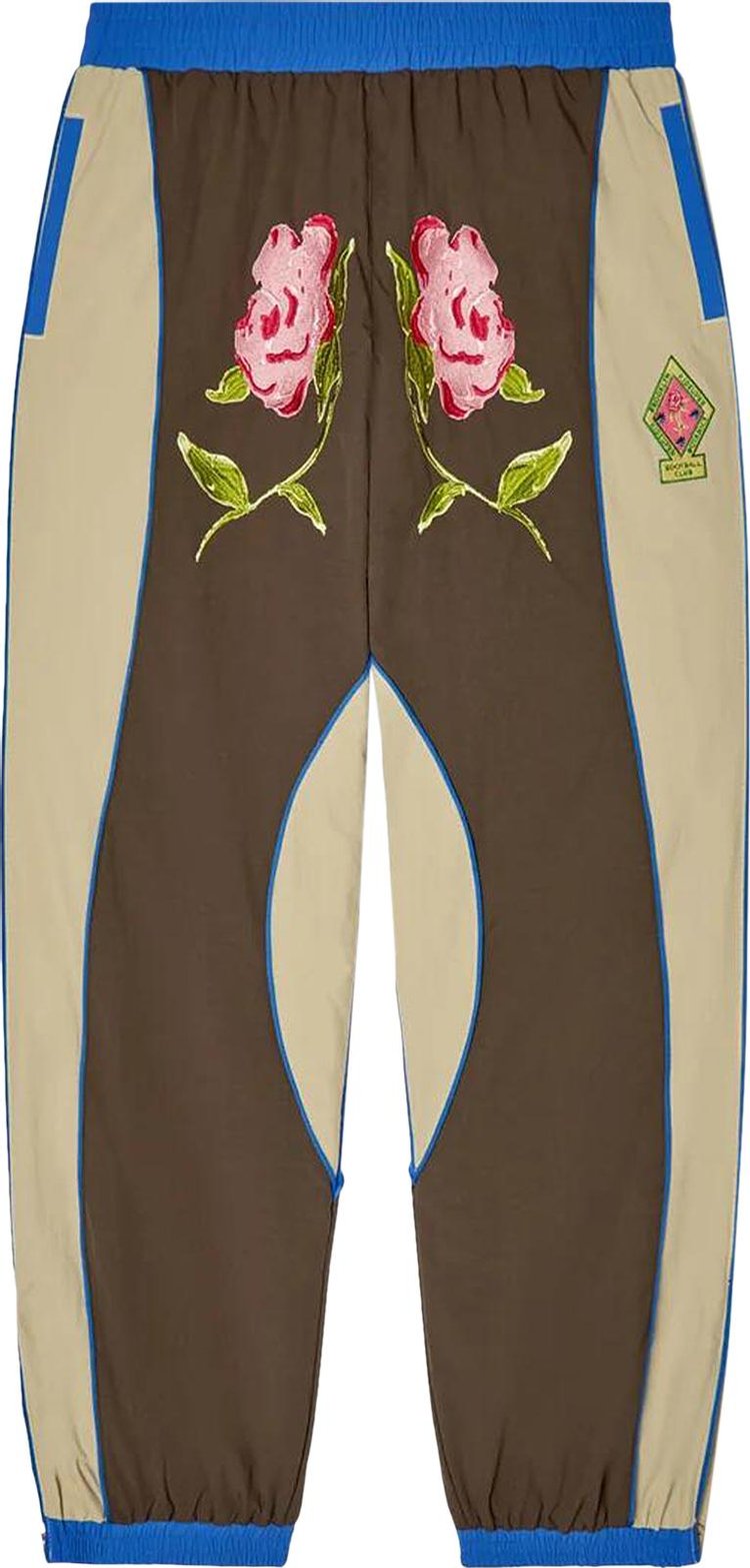 Спортивные брюки KidSuper Brooklyn Botanics 'Brown/Blue', коричневый