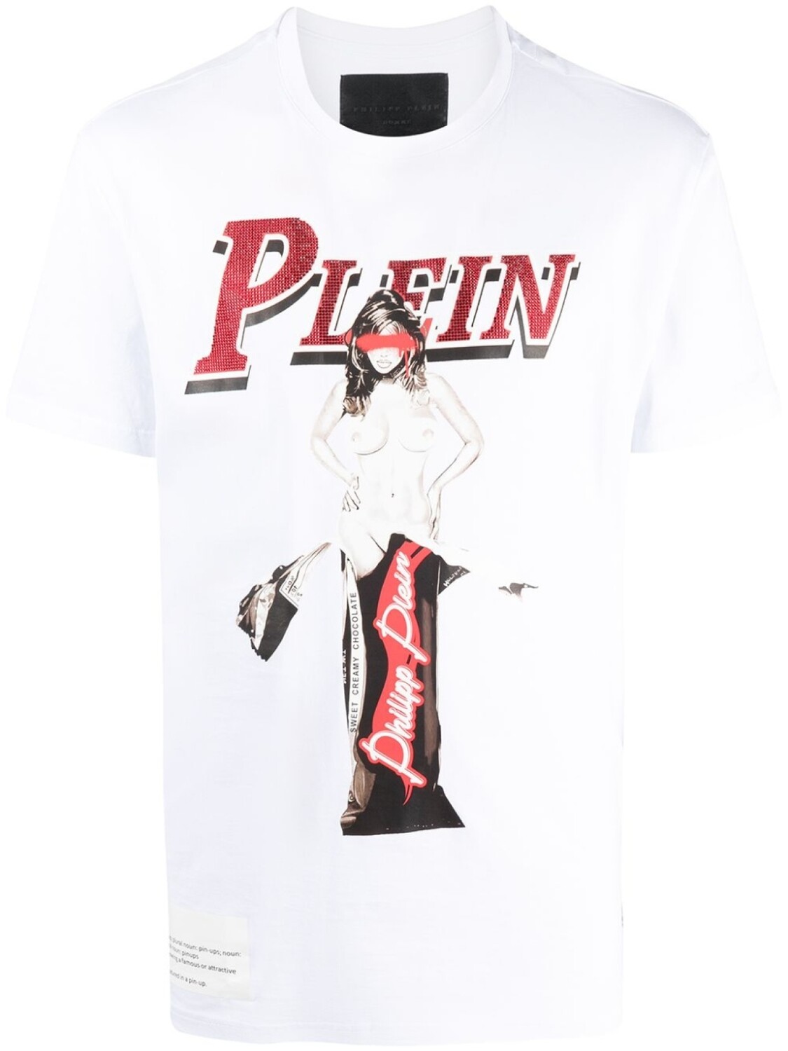 

Philipp Plein футболка с графичным принтом, белый