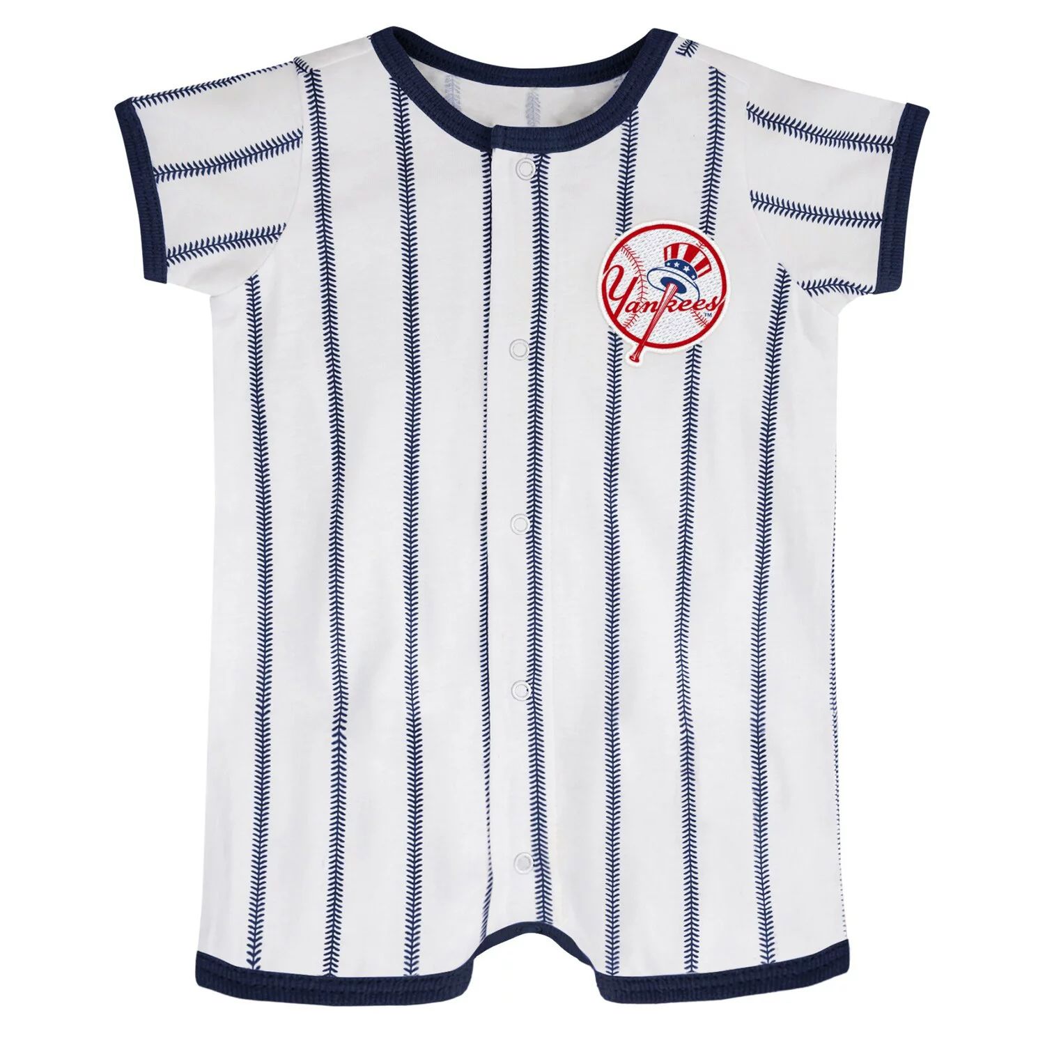 Белый/темно-синий джемпер с короткими рукавами для новорожденных New York Yankees Power Hitter Outerstuff белый темно синий джемпер с короткими рукавами для новорожденных detroit tigers power hitter outerstuff