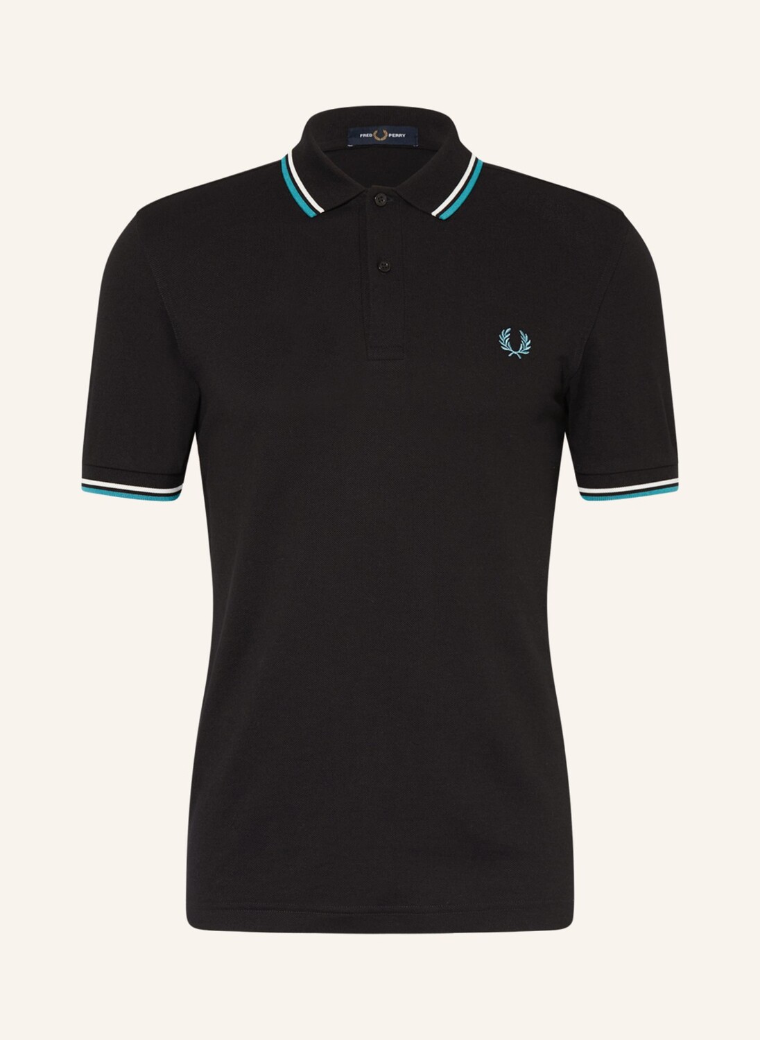 

Рубашка поло FRED PERRY Piqué M3600 Slim Fit, черный