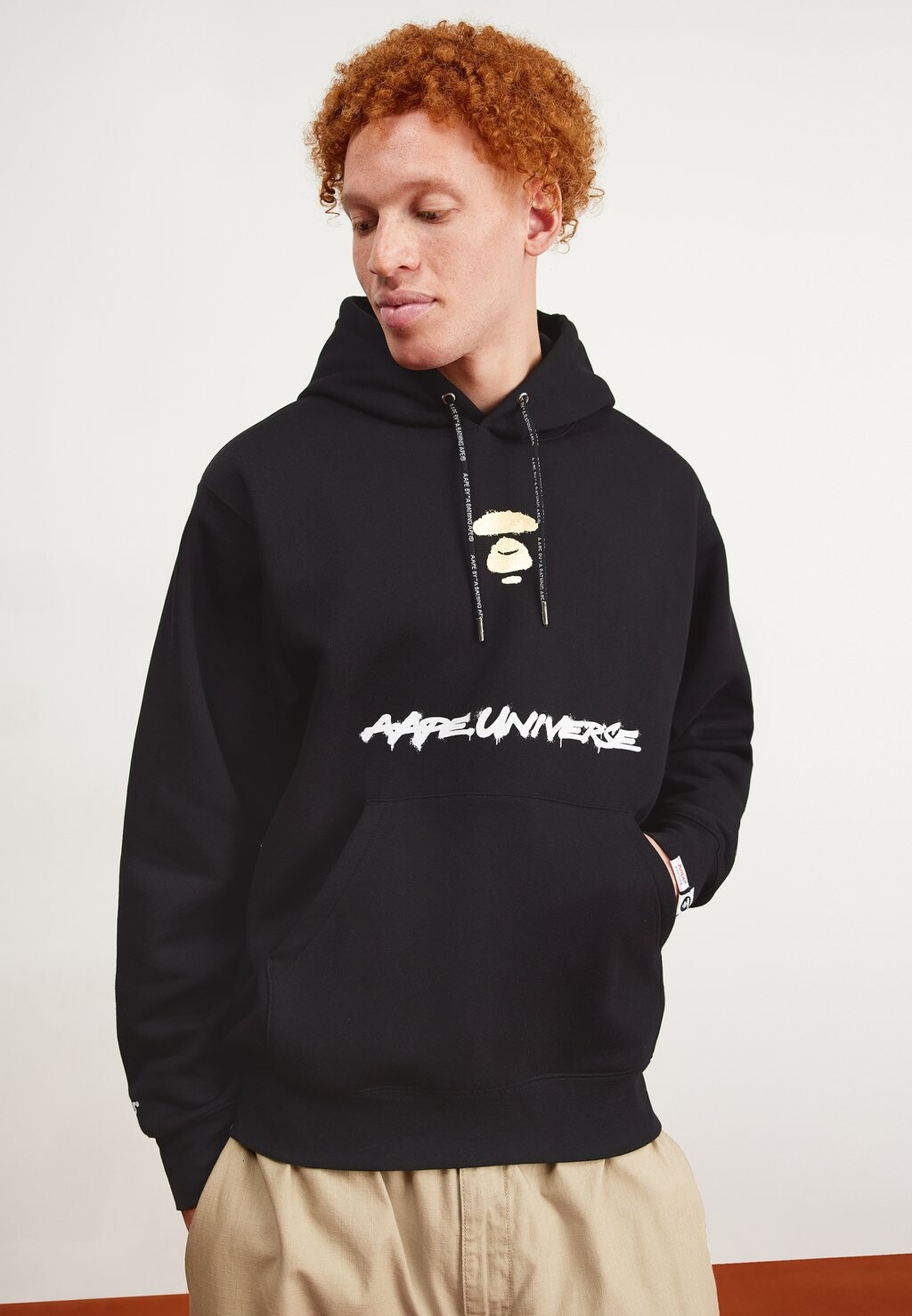 

Толстовка HOODIE AAPE By A Bathing Ape, цвет black