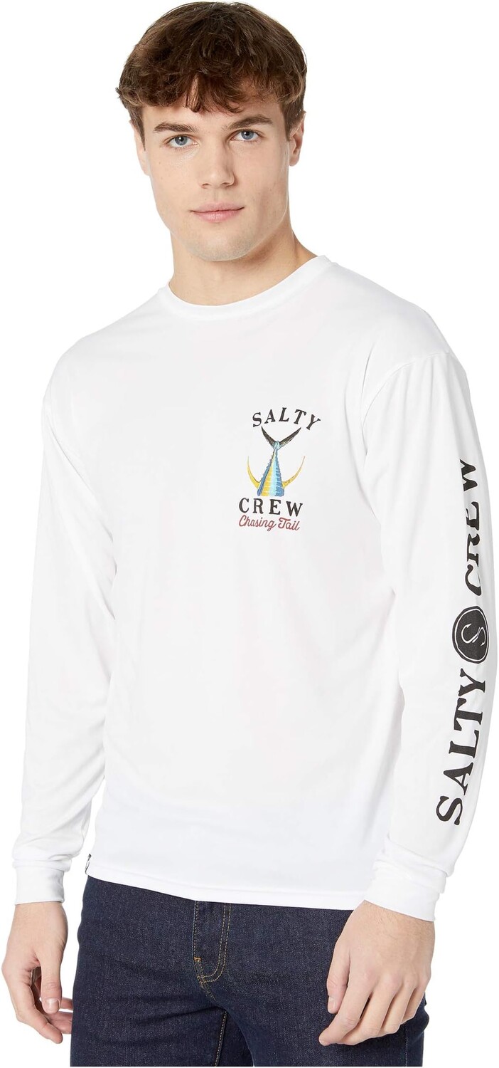 

Солнечная рубашка с длинными рукавами и хвостом Salty Crew, белый