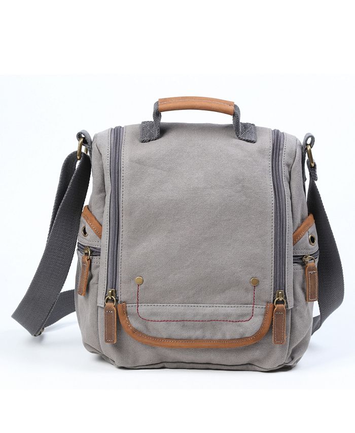 Холщовая сумка через плечо Atona Traveller TSD BRAND, серый холщовая сумка через плечо lake toya tsd brand